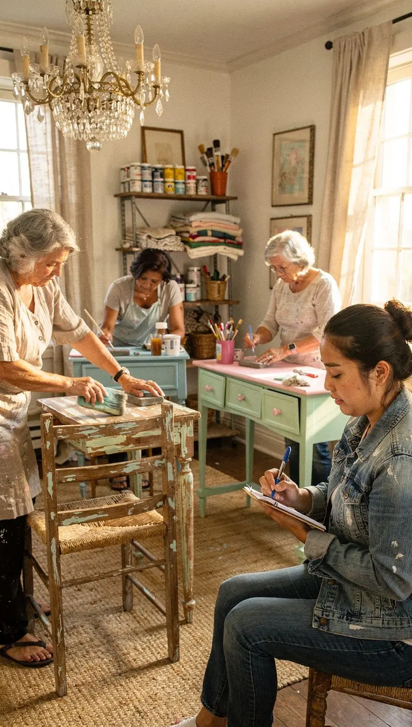 Furniture arrangement for functional interior spaces